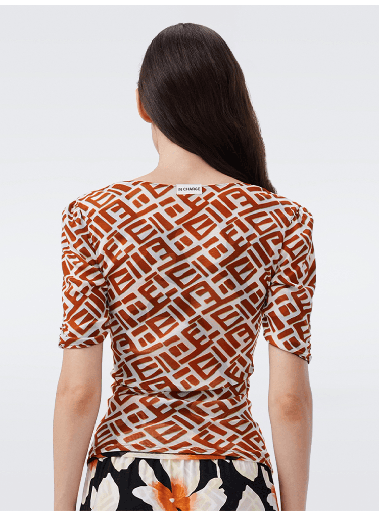 DVF Fall 2026 Reversible Printed Top & Skirt Set - detail 7