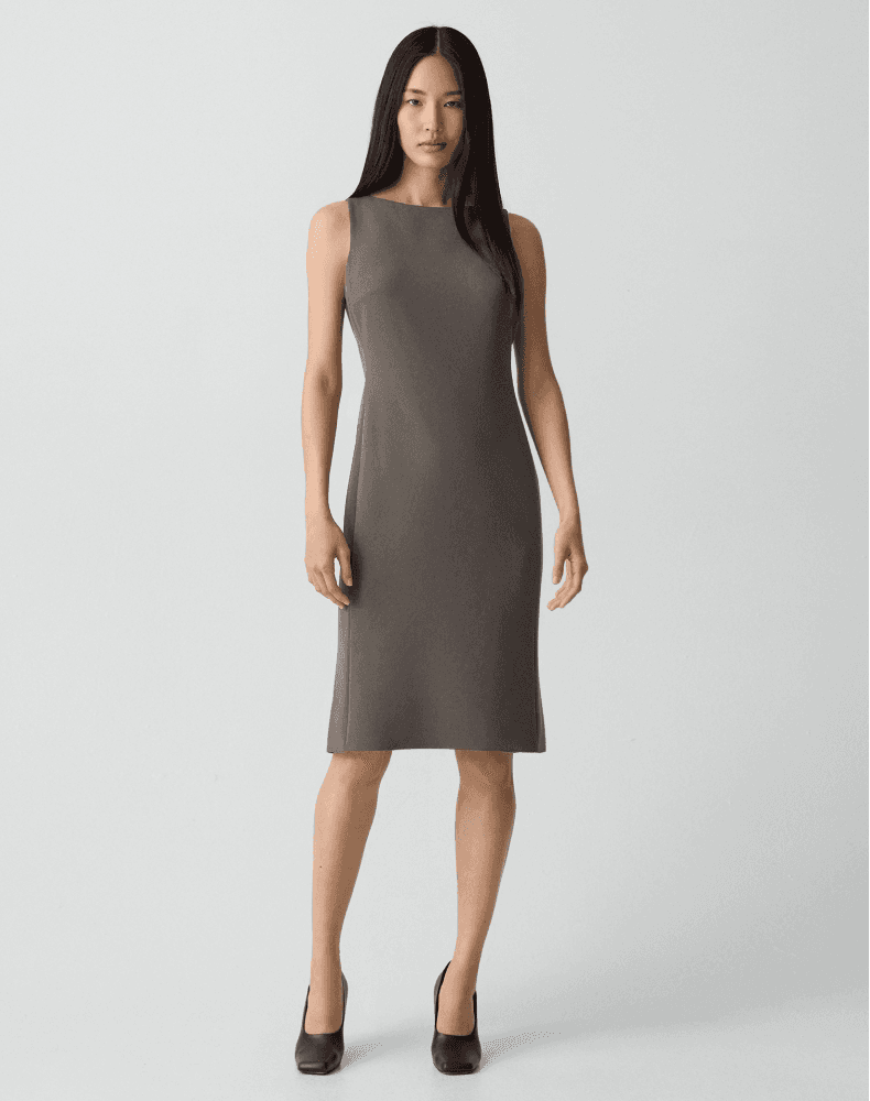 Winter 2026 Sleeveless Boat-Neck Mermaid Dress