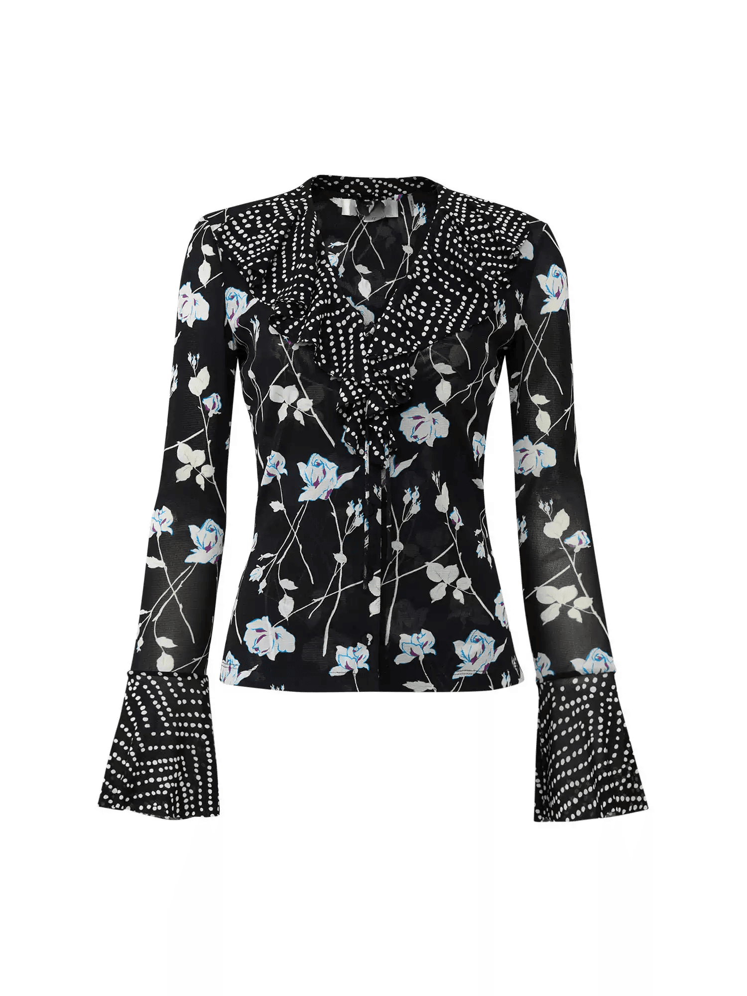 DVF Fall 2026 Printed Stretch-Mesh Top or Reversible Skirt - photo 5
