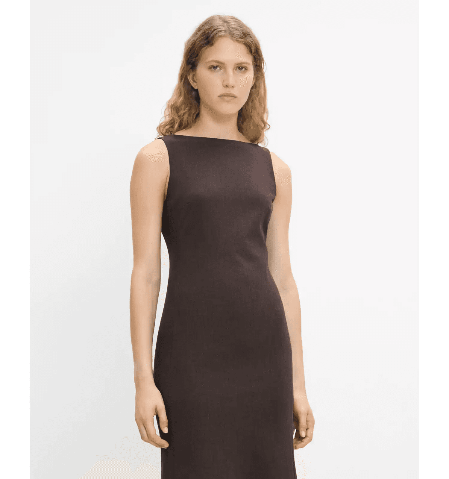 Elegant Sleeveless Boat-Neck Mermaid Dress - alternate view