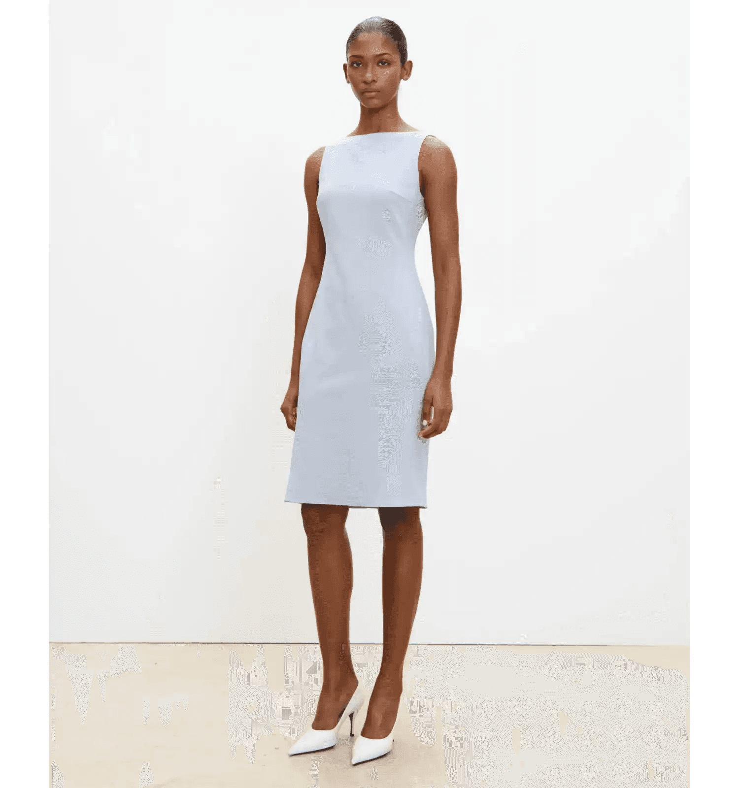 Elegant Sleeveless Boat-Neck Mermaid Dress
