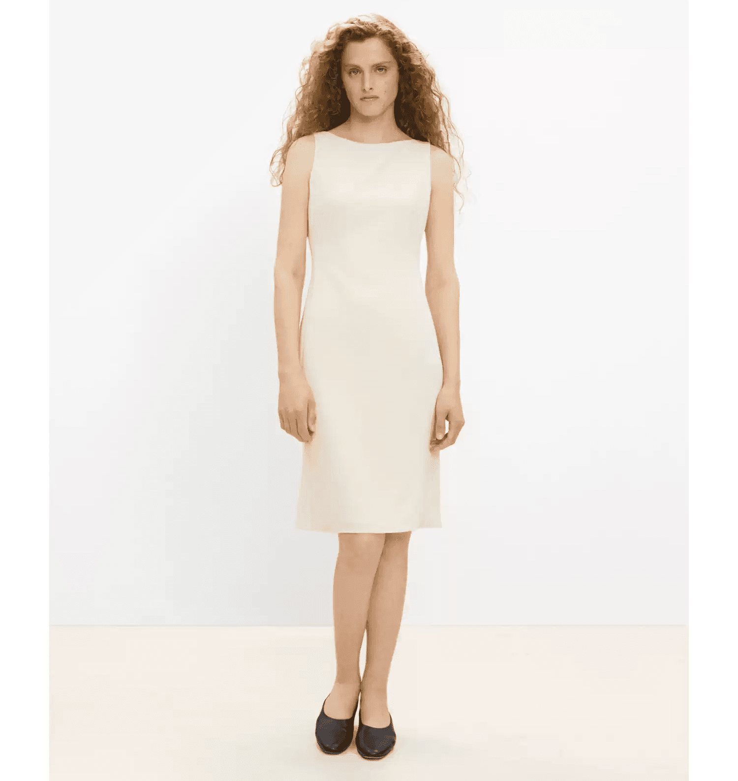 Elegant Sleeveless Boat-Neck Fishtail Dress