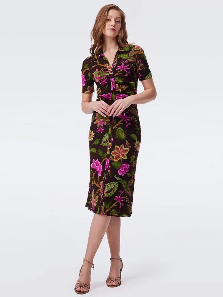 Elegant grace women dress stock photo 4