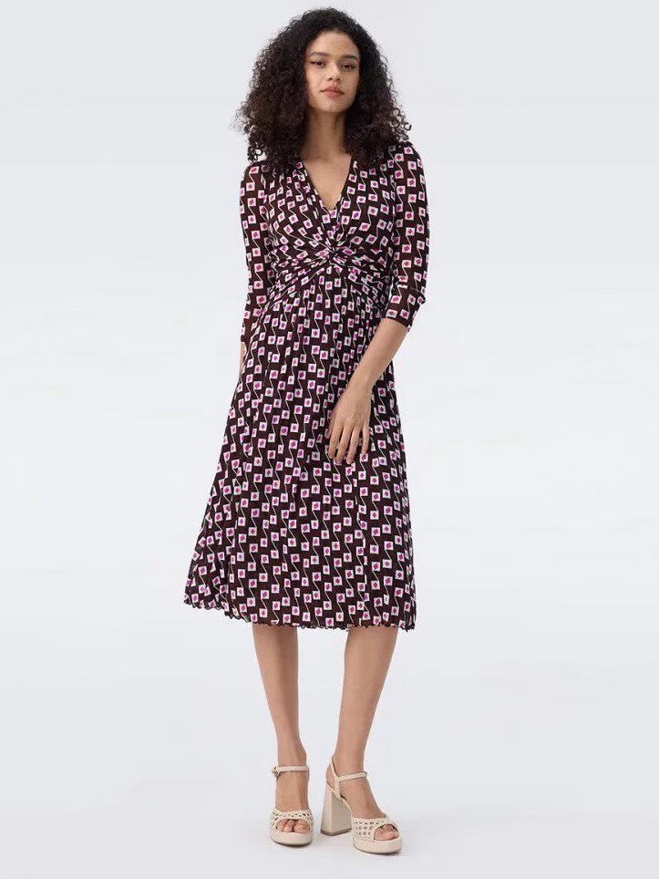Elegant grace women dress stock photo 12
