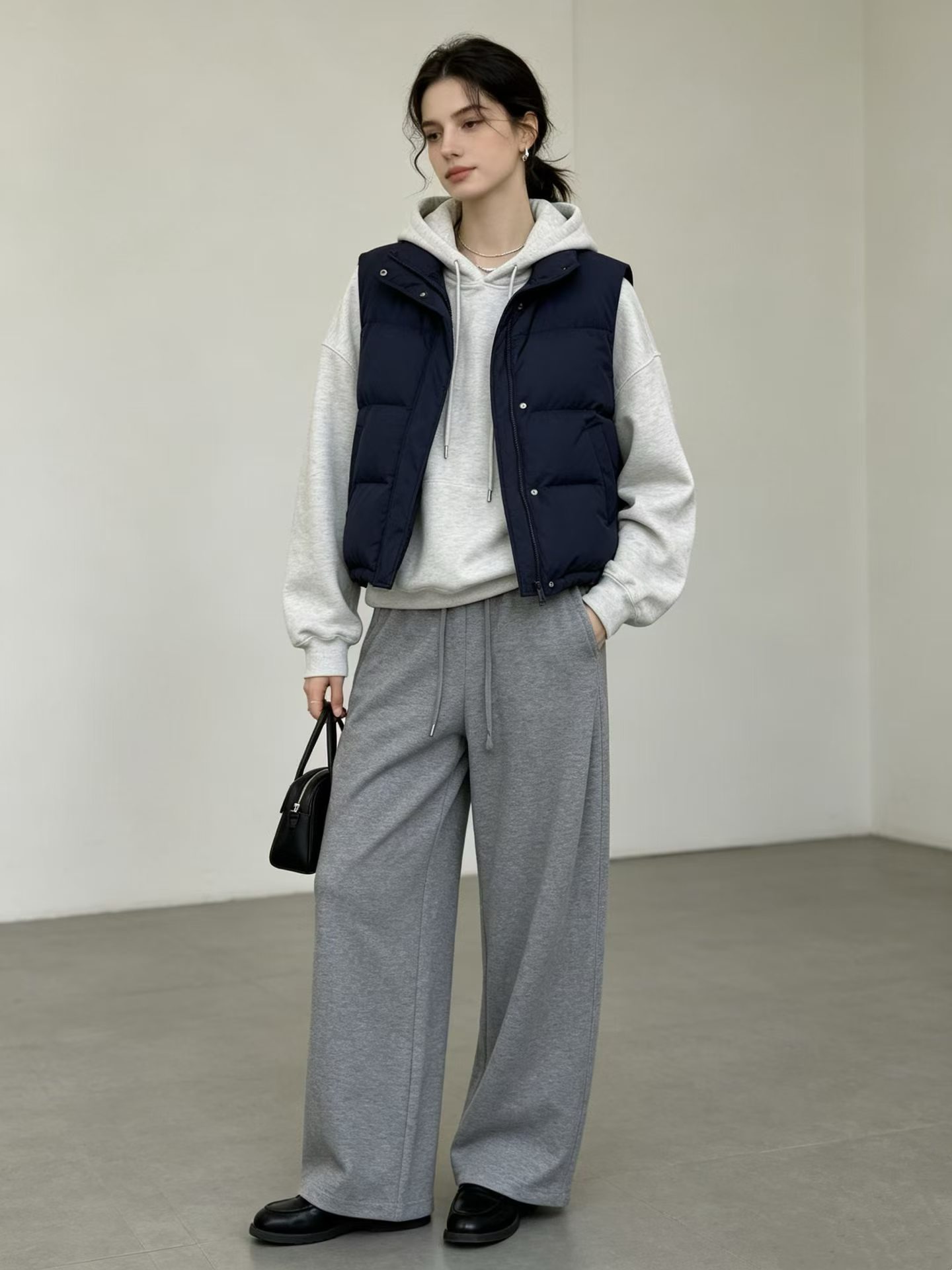 Fashion pants model fit stock photo 12