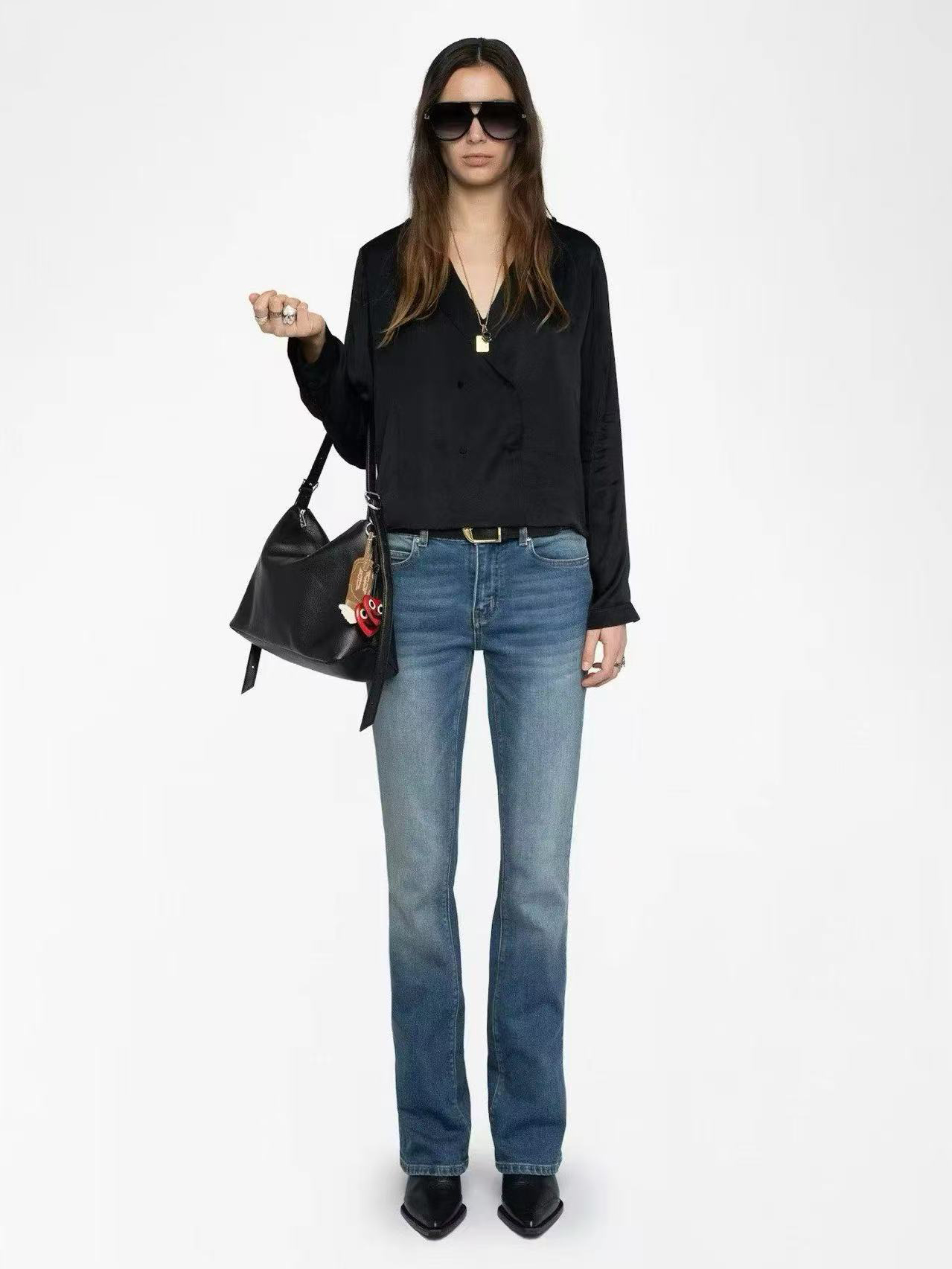 French-inspired unbranded women fashion stock photo 24