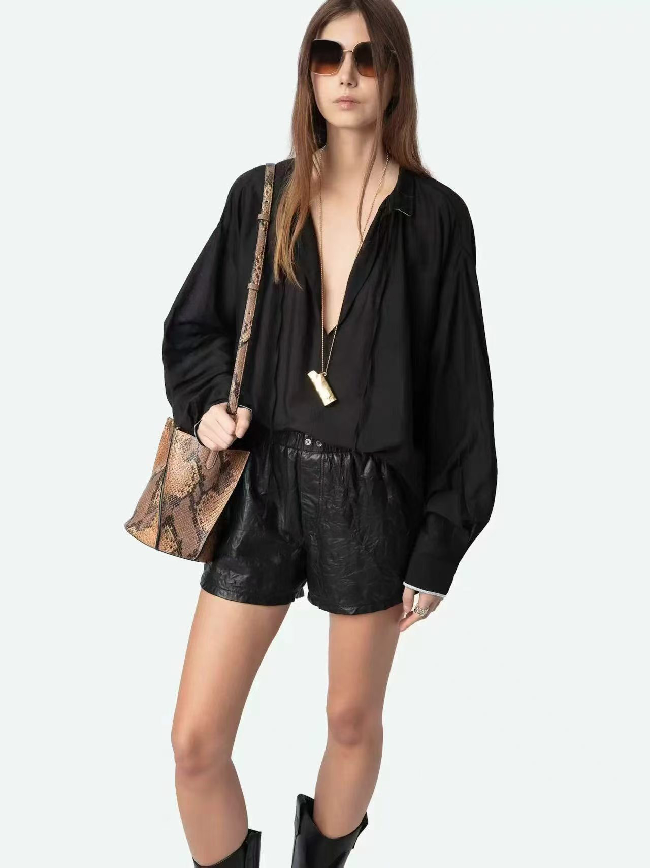French-inspired unbranded women fashion stock photo 25