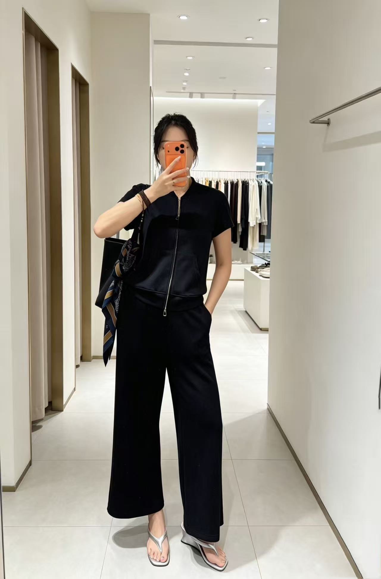 Young fashion women coordinated set stock photo 10